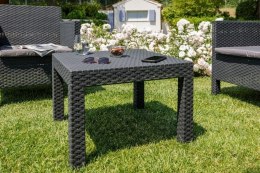 PENELOPE 2 SEATER Zestaw ogrodowy, plastikowy, grafit