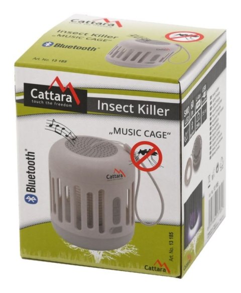 Ładowalna latarka Cattara z bluetooth + pułapka na owady UV Ładowalna latarka Cattara z bluetooth + pułapka na owady UV