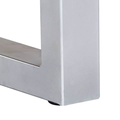 Stolik z naturalną krawędzią, 60x60x40 cm, lite drewno akacjowe