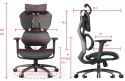 Fotel ergonomiczny gamingowy Angel Furia Black