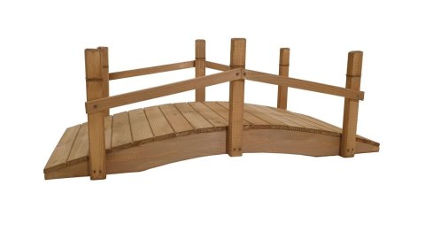 Drewniany most ogrodowy lakierowany, 71 x 32 x 27 cm