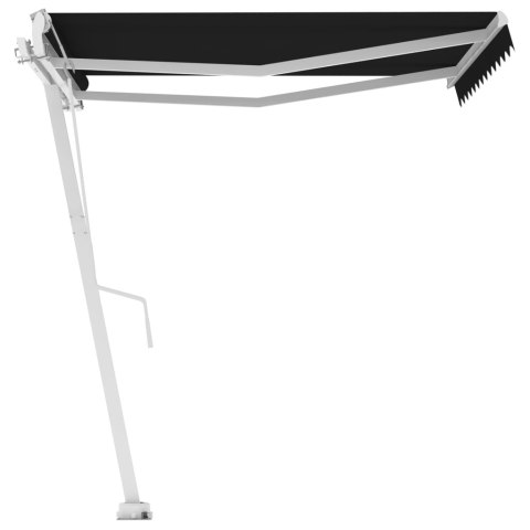 Wolnostojąca automatycznie zwijana markiza, 300x250cm, antracyt
