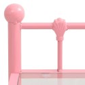 Szafka nocna, różowo-przezroczysta, 45 x 34,5 x 60,5 cm