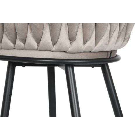 Taboret DKD Home Decor Czarny Beżowy Metal 61 x 52 x 101 cm