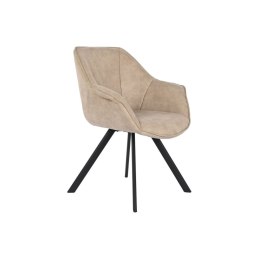 Krzesło DKD Home Decor Czarny Beżowy 64 x 67 x 85 cm