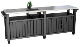 Szafka ogrodowa Unity Chef, grafit, 237 cm