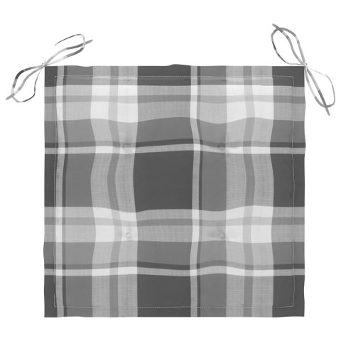 Krzesła ogrodowe z poduszkami, 6 szt., lite drewno tekowe