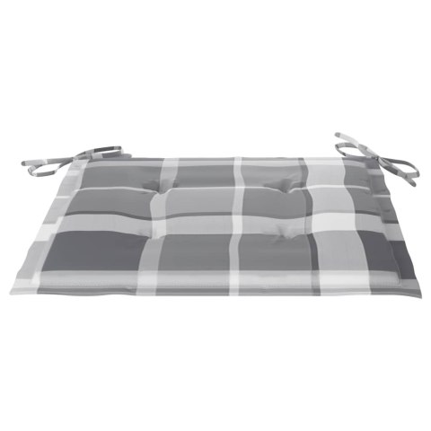 Składane krzesła ogrodowe 6 szt., z poduszkami, drewno akacjowe