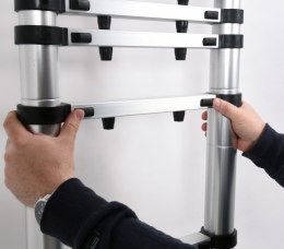 Drabina teleskopowa 13 stopni 3,8 m, nośność 150 kg