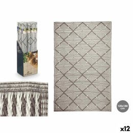 Dywan GiftDecor EXAG-1006 Biały Szary polipropylen 120 x 180 cm (12 Sztuk)
