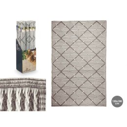 Dywan GiftDecor EXAG-1006 Biały Szary polipropylen 120 x 180 cm (12 Sztuk)
