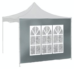 Ścianki boczne do namiotu imprezowego WINDOW 2x3m 420D szary