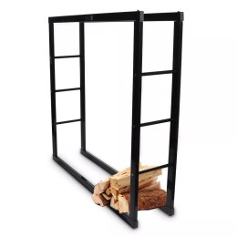 Stojak na drzewo kominkowe 100x100cm minimalistyczny mocny stabilny wysoka jakość materiałów