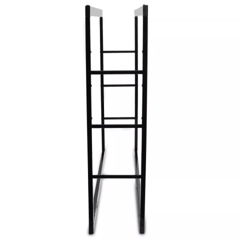 Stojak na drzewo kominkowe 100x100cm minimalistyczny mocny stabilny wysoka jakość materiałów