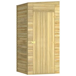 VidaXL Szopa ogrodowa, 100x110x218 cm, impregnowane drewno sosnowe