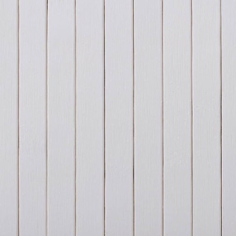 Parawan bambusowy, biały, 250 x 165 cm