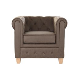 Fotel DKD Home Decor 80 x 80 x 70 cm Drewno Ceimnobrązowy