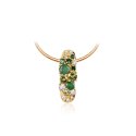 Gold pendant WXC6697 - Emerald