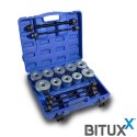 Bituxx 27-częściowy zestaw narzędzi do tulei silentblock do profesjonalnego montażu i demontażu