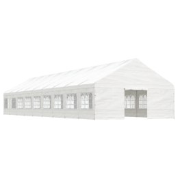 VidaXL Namiot ogrodowy z dachem, biały, 20,07x5,88x3,75 m, polietylen
