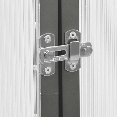 Szklarnia z ramą podstawy, antracyt, 169x169x202 cm, aluminium