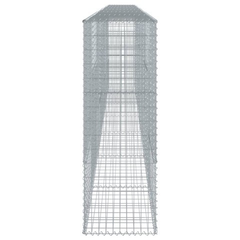 Kosz gabionowy z pokrywą, 700x50x150 cm, galwanizowane żelazo