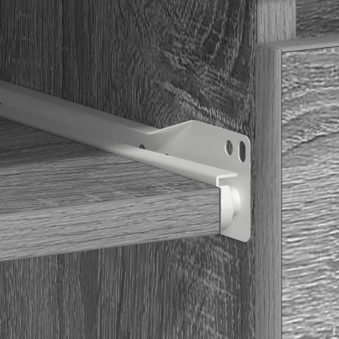 Biurko, szary dąb sonoma, 90x45x76 cm, materiał drewnopochodny