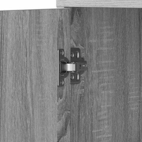 Szafka łazienkowa, szary dąb sonoma, 30x30x183,5 cm