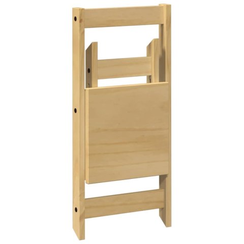 5-cz. zestaw mebli jadalnianych Corona, składany, woskowy brąz