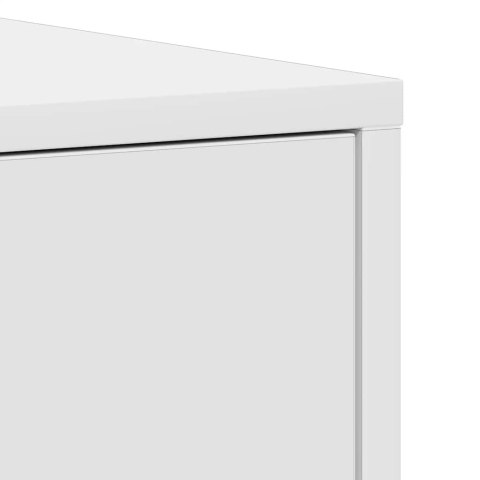 Szafka łazienkowa, biała, 30x30x183,5 cm, płyta wiórowa
