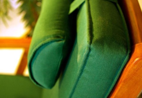 Poduszka Garth na krzesło zielona