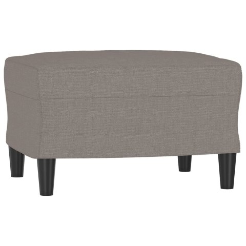 3-osobowa sofa z podnóżkiem, taupe, 180 cm, tkaniną
