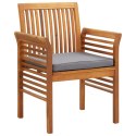 5-cz. zestaw mebli ogrodowych z poduszkami, drewno akacjowe