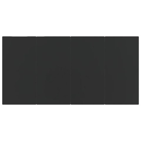 7-cz. zestaw mebli ogrodowych z poduszkami, czarny, polirattan