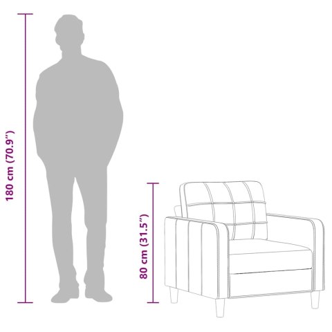 Fotel, ciemnoszary, 60 cm, obity tkaniną