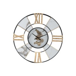 Zegar Ścienny Home ESPRIT Biały Czarny Złoty Metal 142 X 9 X 142 cm