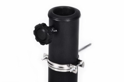 Półokrągły parasol balkonowy 270 cm beżowy, podstawa