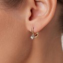 Gold earrings KZD6702 - Diamond