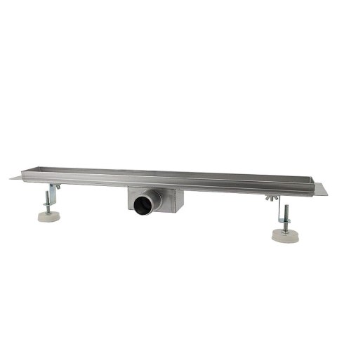 Odpływ liniowy prysznicowy 150cm na płytkę ze stali nierdzewnej Befliesbar