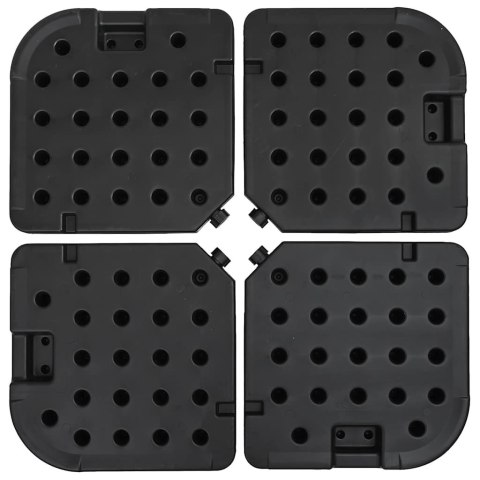 Przenośna podstawa po parasol, obciążana piaskiem/wodą, 60 L