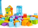 Drewniane klocki edukacyjne miasto 100 szt. sorter ECOTOYS