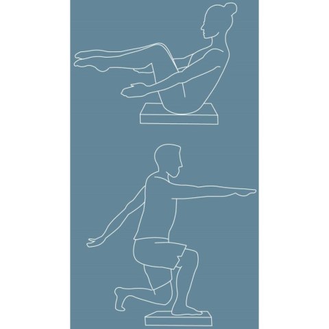 MATA PODUSZKA KOSTKA RÓWNOWAŻNA PAD BALANCE UMBRO