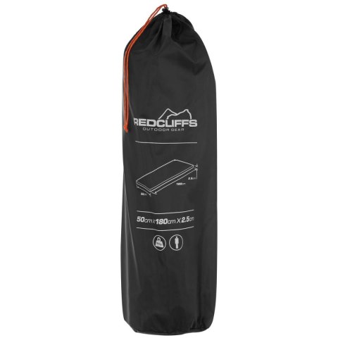 MATA SAMOPOMPUJĄCA TURYSTYCZNA MATERAC 180x50x2,5CM REDCLIFFS SZARA