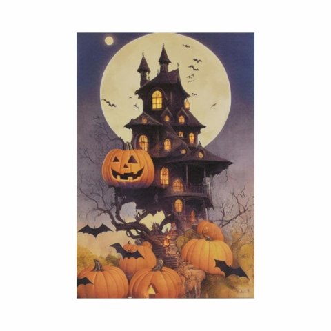 Obraz na ścianę "Straszliwa willa", 9 LED, 60 x 40 cm