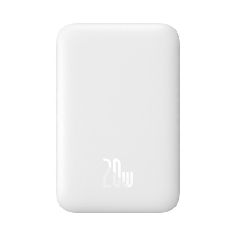 Powerbank 6000mAh Magnetic Mini Air 20W z kablem USB-C - biały