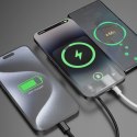 Powerbank K14S+ 10000mAh z podstawką 20W USB-A / USB-C / MagSafe - czarny