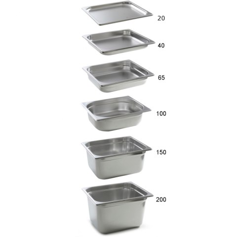Pojemnik GN 2/1 stal nierdzewna Profi Line wys. 65 mm - Hendi 801130 Pojemnik GN 2/1 stal nierdzewna Profi Line wys. 65 mm - Hendi 801130