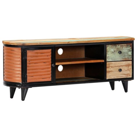 Szafka pod TV, 120 x 30 x 45 cm, lite drewno odzyskane