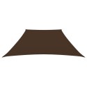 Trapezowy żagiel ogrodowy, tkanina Oxford, 4/5x3 m, brązowy