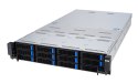 Platforma Asus Rack (2U) RS720A-E12-RS12 AMD Epyc 9004 (8x NVMe, 4x SATA/SAS, 2xM.2, 4xGPU, 2x10Gbe, IPMI, 1+1 2600W)
